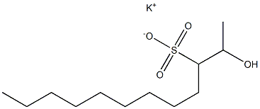 2-Hydroxydodecane-3-sulfonic acid potassium salt Struktur