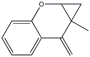 1,1a,7,7a-Tetrahydro-7a-methyl-7-methylenebenzo[b]cyclopropa[e]pyran Structure