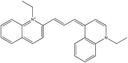  1-Ethyl-2-[3-(1-ethylquinolin-4(1H)-ylidene)-1-propenyl]quinolinium