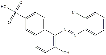 5-(2-Chlorophenylazo)-6-hydroxy-2-naphthalenesulfonic acid