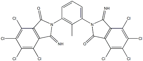 2,2'-(2-Methyl-1,3-phenylene)bis(4,5,6,7-tetrachloro-3-imino-1-oxoisoindoline)