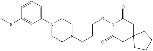 8-[3-[4-(3-Methylthiophenyl)-1-piperazinyl]propyloxy]-8-azaspiro[4.5]decane-7,9-dione|