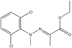 2-[2-(2,6-Dichlorophenyl)-2-methylhydrazono]propanoic acid ethyl ester