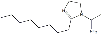 1-(1-Aminoethyl)-2-octyl-2-imidazoline 结构式