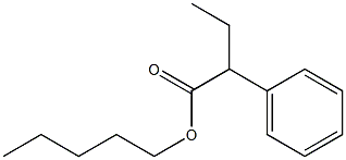 2-Phenylbutanoic acid pentyl ester Structure