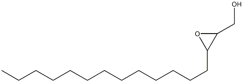 2,3-Epoxyhexadecan-1-ol Struktur