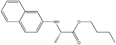 N-(2-Naphtyl)-L-alanine butyl ester Structure