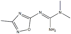 1,1-Dimethyl-2-(3-methyl-1,2,4-oxadiazole-5-yl)guanidine Structure