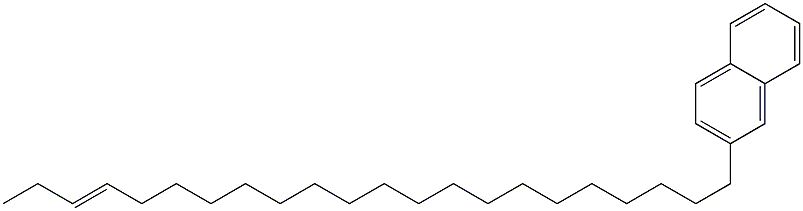 2-(19-Docosenyl)naphthalene,,结构式
