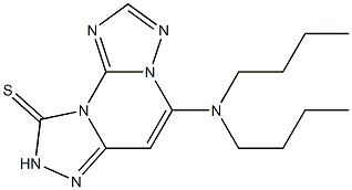 5-Dibutylaminobis[1,2,4]triazolo[1,5-a:4',3'-c]pyrimidine-9(8H)-thione