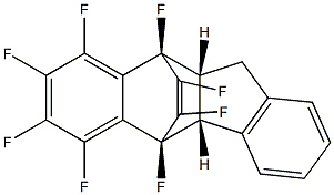(4bR,5S,10R,10aR)-4b,5,10,10a-Tetrahydro-5,6,7,8,9,10,12,13-octafluoro-5,10-etheno-11H-benzo[b]fluorene Structure