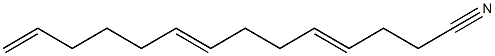 4,8,13-Tetradecatrienenitrile Structure