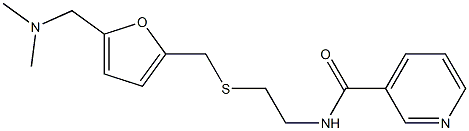 N-[2-[[[5-[(Dimethylamino)methyl]-2-furanyl]methyl]thio]ethyl]-3-pyridinecarboxamide Structure