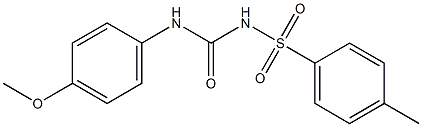 1-(p-Tolylsulfonyl)-3-(4-methoxyphenyl)urea Structure