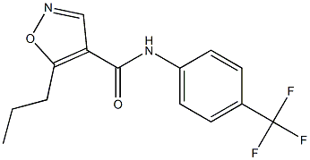 N-[4-(Trifluoromethyl)phenyl]-5-propylisoxazole-4-carboxamide