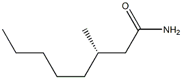 [S,(-)]-3-Methyloctanamide,,结构式