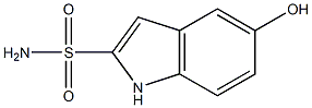 5-Hydroxy-1H-indole-2-sulfonamide,,结构式