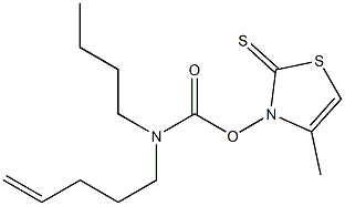 4-Methyl-3-[[[N-butyl-N-(4-pentenyl)amino]carbonyl]oxy]thiazole-2(3H)-thione