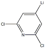 2,6-ジクロロ-4-リチオピリジン 化学構造式