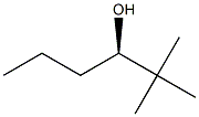 [R,(+)]-2,2-ジメチル-3-ヘキサノール 化学構造式