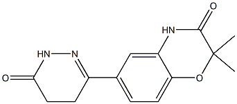 2,2-Dimethyl-6-[(1,4,5,6-tetrahydro-6-oxopyridazin)-3-yl]-4H-1,4-benzoxazin-3(2H)-one