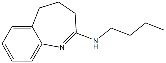 4,5-Dihydro-N-butyl-3H-1-benzazepin-2-amine Struktur