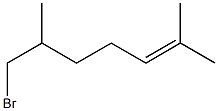 7-ブロモ-2,6-ジメチル-2-ヘプテン 化学構造式