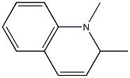 1,2-Dihydro-1,2-dimethylquinoline Struktur