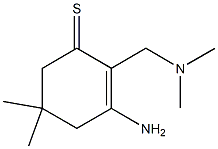 2-[(Dimethylamino)methyl]-3-amino-5,5-dimethyl-2-cyclohexene-1-thione