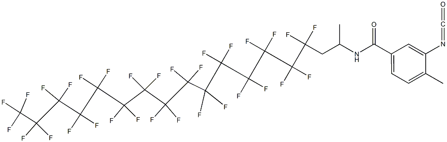 3-Isocyanato-4-methyl-N-[2-(hentriacontafluoropentadecyl)-1-methylethyl]benzamide