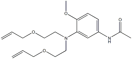  3'-[Bis(2-allyloxyethyl)amino]-4'-methoxyacetanilide