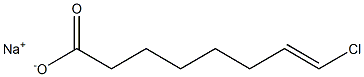 8-Chloro-7-octenoic acid sodium salt 结构式