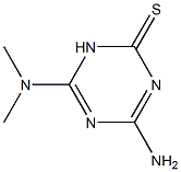 4-Amino-6-dimethylamino-1,3,5-triazine-2(1H)-thione Structure