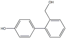 4'-Hydroxybiphenyl-2-methanol,,结构式