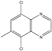 5,8-ジクロロ-6-メチルキノキサリン 化学構造式