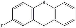 2-Fluoro-9H-thioxanthene Structure