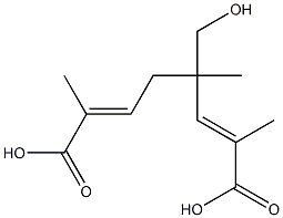 Bismethacrylic acid 1-(hydroxymethyl)-1-methylethylene ester Struktur