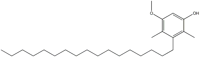 5-Methoxy-2,4-dimethyl-3-heptadecylphenol 结构式