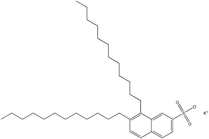 7,8-Didodecyl-2-naphthalenesulfonic acid potassium salt