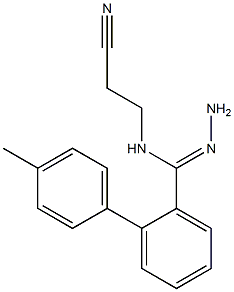 N'-Amino-N-(2-cyanoethyl)-4'-methyl[1,1'-biphenyl]-2-carboxamidine
