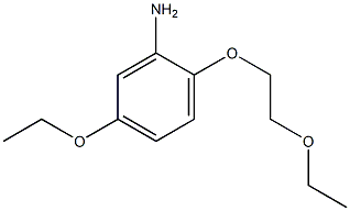 5-Ethoxy-2-(2-ethoxyethoxy)aniline Structure