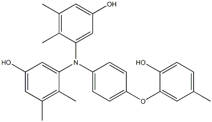 N,N-Bis(5-hydroxy-2,3-dimethylphenyl)-4-(2-hydroxy-5-methylphenoxy)benzenamine