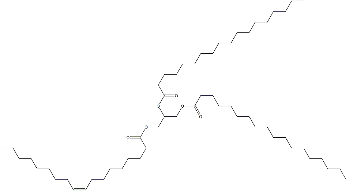 L-Glycerol 1,2-distearate 3-oleate 结构式