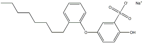 4-Hydroxy-2'-octyl[oxybisbenzene]-3-sulfonic acid sodium salt