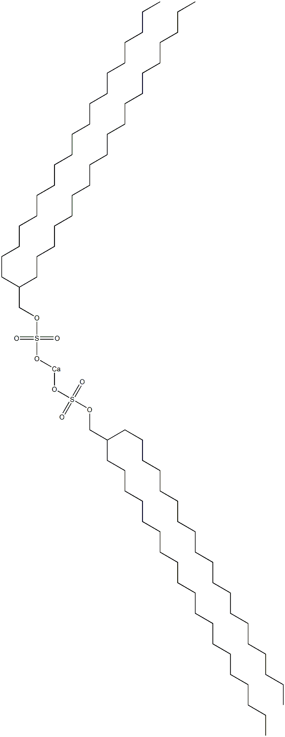 Bis(2-nonadecylhenicosyloxysulfonyloxy)calcium Structure