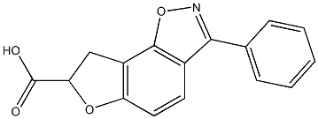 7,8-Dihydro-3-phenylfuro[2,3-g][1,2]benzisoxazole-7-carboxylic acid