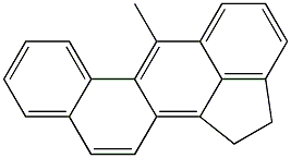 6-Methyl-1,2-dihydrobenz[j]aceanthrylene Structure