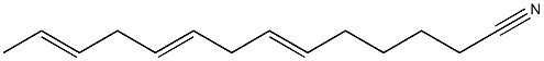 6,9,12-Tetradecatrienenitrile Structure