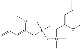 1-Methoxy-1,3-butadienyl(trimethylsilyl) ether Structure