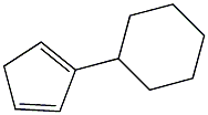 2-Cyclohexyl-1,3-cyclopentadiene,,结构式